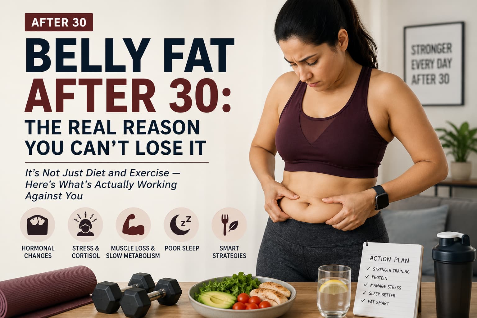 Belly Fat After 30: The Real Reason You Can’t Lose It
