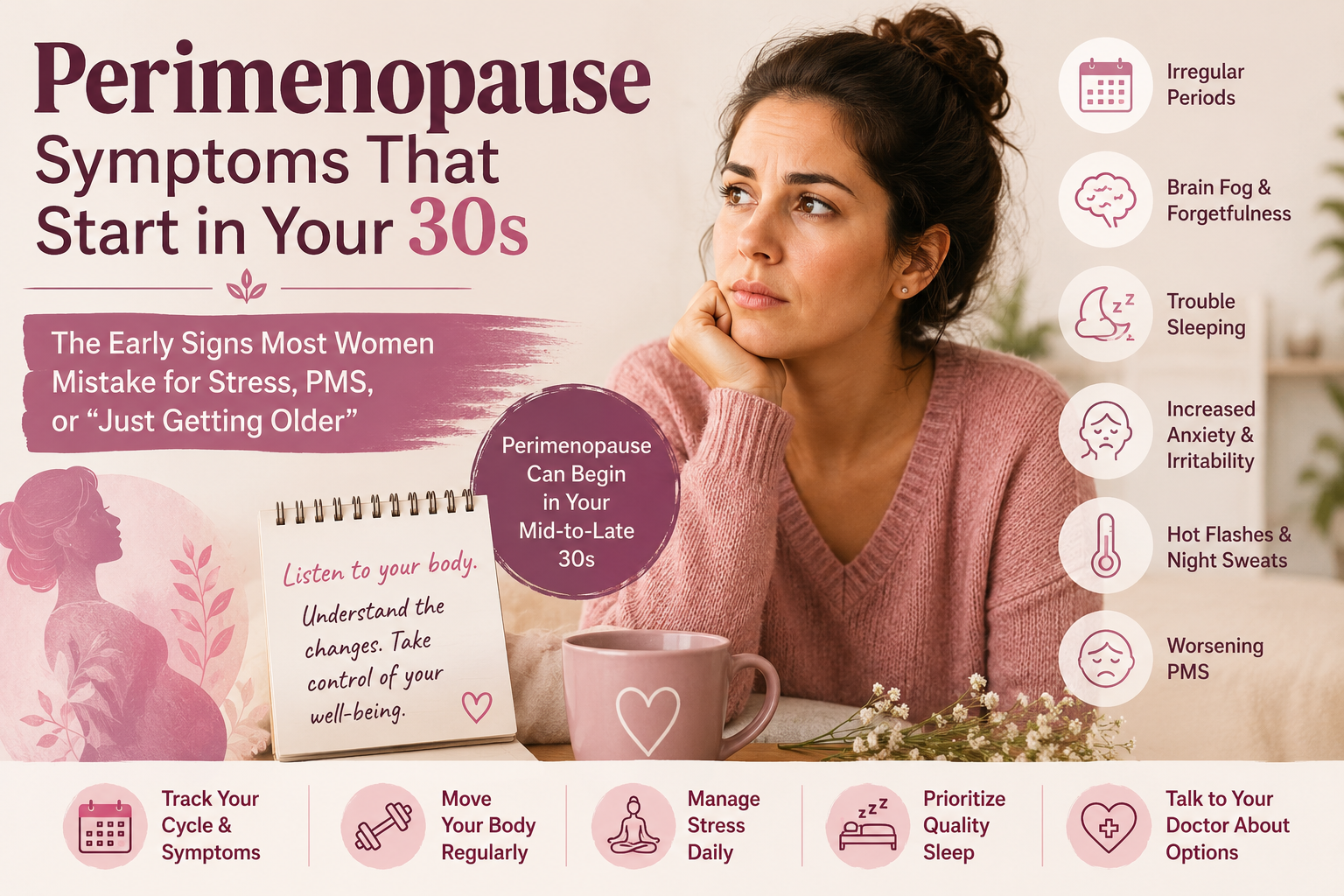 Health Blogs Perimenopause Symptoms That Start in Your 30s