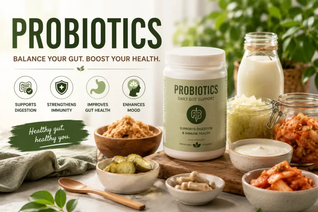 Probiotics After 30: Do They Really Help Gut Health?